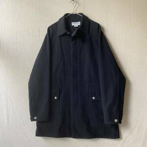 定価4.3万円 SASSAFRAS ウール フォールリーフ コート / S ネイビー ジャケット fall leaf coat O3-10019-1539