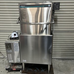 動作確認済み HOSHIZAKI ホシザキ JWE-680B 食器洗浄機 2017年製 ドアタイプ 60Hz 三相200V ブースター 都市ガス 食洗機