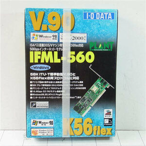 IO DATA ISAバス接続56Kbpsモデム IFML-560 未使用