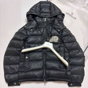 美品 MONCLER モンクレール BRAMANT ダブルワッペン ダウンジャケット 黒