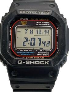 CASIO◆ソーラー腕時計・G-SHOCK/デジタル/ラバー/BLK/BLK/GW-M5610-1JF/※使用感