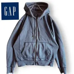 USA　古着パーカー　OLD　GAP　良色　フルジップ