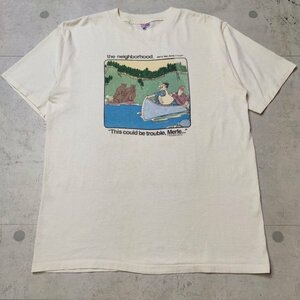 ◆1円スタート◆80s Jerry Van Amerongen　ジェリー・ヴァン・アメロンゲン アート ヴィンテージTシャツ　XLサイズ Popeye