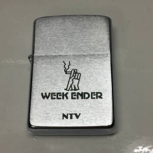 送料無料 レア 日本テレビ テレビ三面記事 ウィークエンダー ZIPPO 1981年製 中古 NTV WEEK ENDER