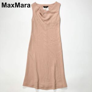 MaxMara マックスマーラ ノースリーブ ワンピース 38 レディース B52428-140