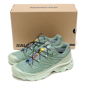 SALOMON XT-6 GTX DESERT SAGE/LILY PAD/LAUREL WREATH US7 25cm L47292000 GORE TEX サロモン ゴアテックス 防水 スニーカー カーキ