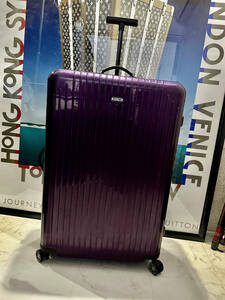 【即決/即納】！！最大サイズ104L！！RIMOWA リモワ SALSA AIR サルサエアー パープル TSAロック スーツケース 822.77