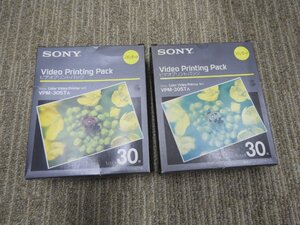 新品未使用　SONY　ビデオプリントパック　スタンダード　VPM-30STA　1パック30枚　2個セット（6530）