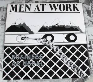 MEN AT WORK BUSINESS AS USUAL メンアットワーク　ワークソング　国内盤　当時物