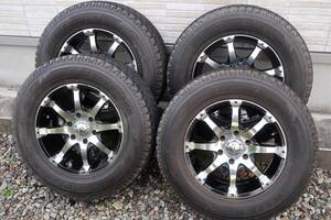 値下げ 4本 MKW MK-46 8J-17 V93,V97パジェロ/V98パジェロ GB 17インチ ホイール 265/65R17 BLIZZAK ブリザック DM-Z3 スタッドレスタイヤ