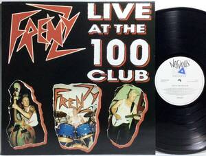 【英LP】 FRENZY / LIVE AT THE 100 CLUB / 1988 UK盤 LPレコード NERD 033 サイコビリー ネオロカビリー 試聴済