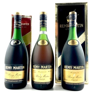 3本 レミーマルタン REMY MARTIN VSOP 旧旧 旧旧旧 700ml ブランデー セット 【古酒】