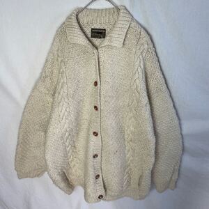 GALAPAGOS COLLECTION ニットカーディガン　古着　レディース　ヴィンテージ HANDKNIT 