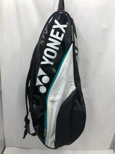 YONEX ヨネックス ラケットバッグ ブラックxホワイト系 240403