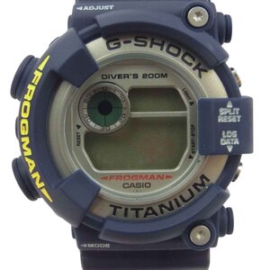 CASIO G-SHOCK カシオ ジーショック DW-8200NK-2JR FROGMAN フロッグマン G-SHOCK ジーショック 腕時計 ネイビー系【中古】