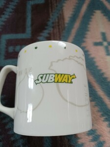  非売品◆ SUB WAY マグカップ◆ 可愛いマグカップ/陶器製/マグカップ/マグ/ノベルティ