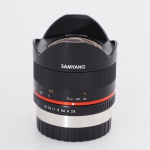 SAMYANG サムヤン 単焦点魚眼レンズ 8mm F2.8 II ブラック フジフイルム Xマウント用 APS-C用 #11517