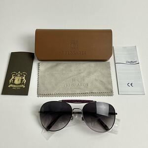 トラサルディ TRUSSARDI サングラス シャルマン CHARMANT GROUP 美品 パープル TR12858 PU グラデーションレンズ