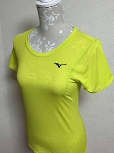 新品3900円【 mizuno★ミズノ】半袖Tシャツ・メッシュ・透け感・レディースSサイズ