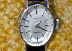 【稼働品】Tissot ティソ　手巻き　レディース腕時計