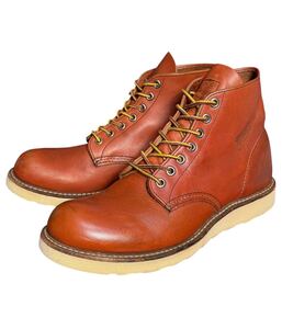 11年 USA製 RED WING 8166 レッドウイング セッター プレーンブーツ 赤茶 US7.5D 25.5㎝