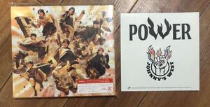 POWER WEST. ジャニーズWEST 初回盤A CD Blu-ray 特典ステッカー付