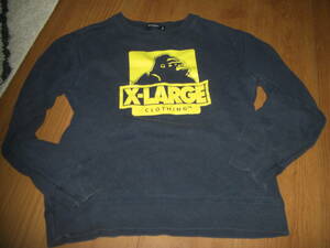 X-LARGE　KIDS　140　紺色スウエット