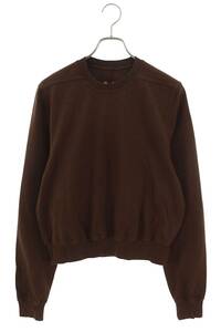 リックオウエンス スウェット 23AW RU02C7289-BA GETH CREWNECK SWEAT サイズ:S ゲスクルーネックスウェット 中古 OM10