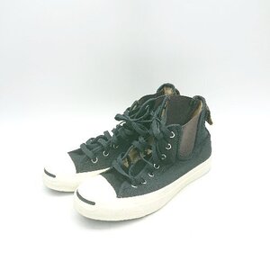 ◇ Θ CONVERSE コンバース ジャックパーセル　1SC389 ハイカットスニーカー サイズ23.5 ブラック レディース E