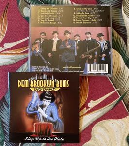 Dem Brooklyn Bums CD Step Up To The Plate 1999 Frankie Boy Records Neo Swing ロカビリー