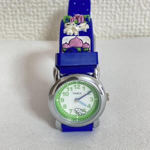 TIMEX タイメックス 腕時計 ブルー ANA機内販売 稼働 電池交換済 キッズ 子供 男の子 メンズ 腕時計 アナログ クォーツ