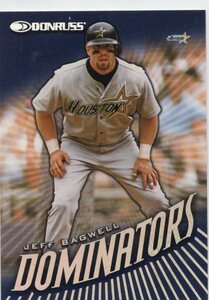 MLB 1998 DONRUSS DOMINATORS 4of30　Jeff Bagwell ジェフ バグウェル　 新品ミント状態品