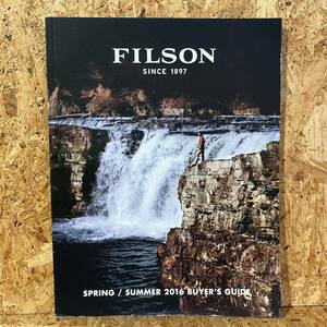 FILSON フィルソン カタログ 2016年 BUYER