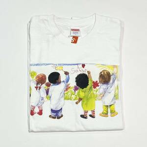 【M】訳あり新品 Supreme 19ss Kids Tee White 白 ホワイト キッズ ロゴ