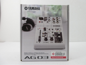 n78099-ty ジャンク○YAMAHA ヤマハ AG03 ミキサー オーディオインターフェース [091-240707]