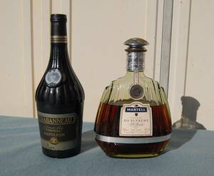 古酒　2本　MARTELL XO SUPREME COGNAC　マーテル スプリーム　　CHABANNEAU COGNAC 　NAPOLEON 　シャバニュー　難あり