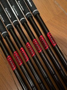 ☆未使用激レア☆新品即抜き KBS TOUR BLACK（S）#4-PW/7本セット　 KBS TOUR ブラック