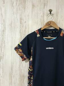 559☆【サッカー フットサル トレーニングTシャツ】umbro アンブロ マルチカラー S