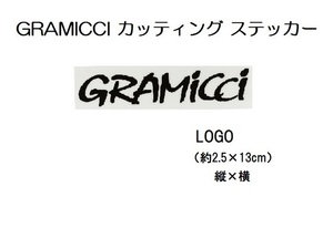 GRAMICCI Sticker LOGO GAC-002 新品 カッティング ステッカー 防水素材