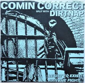 【USハードコアスプリットEP/25 TA LIFE + KRUTCH/全国無料発送】COMIN CORRECT / DIRTNAP「Split EP」