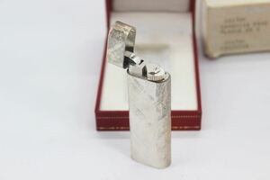 Cartier カルティエ ガスライター 楕円形 喫煙具 喫煙グッズ ライター 近未使用　美品