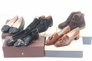 【5点】BALLY バリー レディース シューズ レザー 革靴 ブーツ 等 サイズ バラバラ 黒 ブラック その他含む まとめ売り 0696-KS