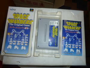 スーパーファミコン スーファミ ソフト[ スペースインベーダー SPACE INVADERS ]TAITO SHVC-IC ソフト+箱+説明書 送料無料