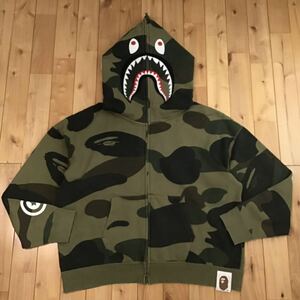 ★XL★ Giant shark full zip hoodie a bathing ape BAPE 1st camo シャーク パーカー エイプ ベイプ アベイシングエイプ 迷彩 z046