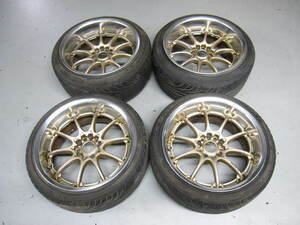 激レア 超希少 RAYS VOLK GT-N 9J+11 10J+17 PCD114.3 5穴 18インチ 深リム レイズ ボルク レーシング JZX100 JZX110 S14 S15 C35 R34