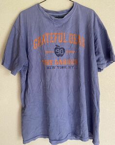 90s USA製 グレイトフル・デッド 1990 Grateful Dead New York Tour Tシャツ 検 ロック 青 ニューヨーク マディソン・スクエア・ガーデン