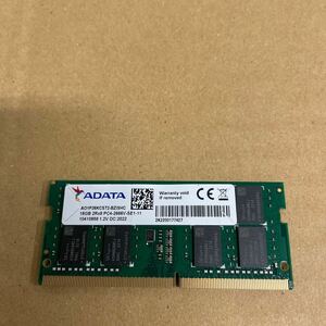 ヨ26 ADATA ノートPCメモリ 16GB 2Rx8 PC4-2666V 1枚　動作確認品
