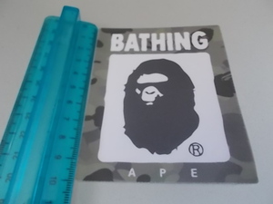 未使用 A BATHING APE ア ベイシング エイプ 猿顔 ステッカー シール 3