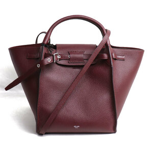 CELINE セリーヌ ビッグバッグ スモール 2Wayショルダーバッグ ワイン 183313A4U.28WN レディース 未使用 買取品