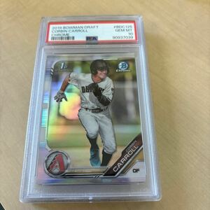 PSA10 2019 BOWMAN DRAFT 1st Base Chrome Refractor CORBIN CARROLL D・BUCKS